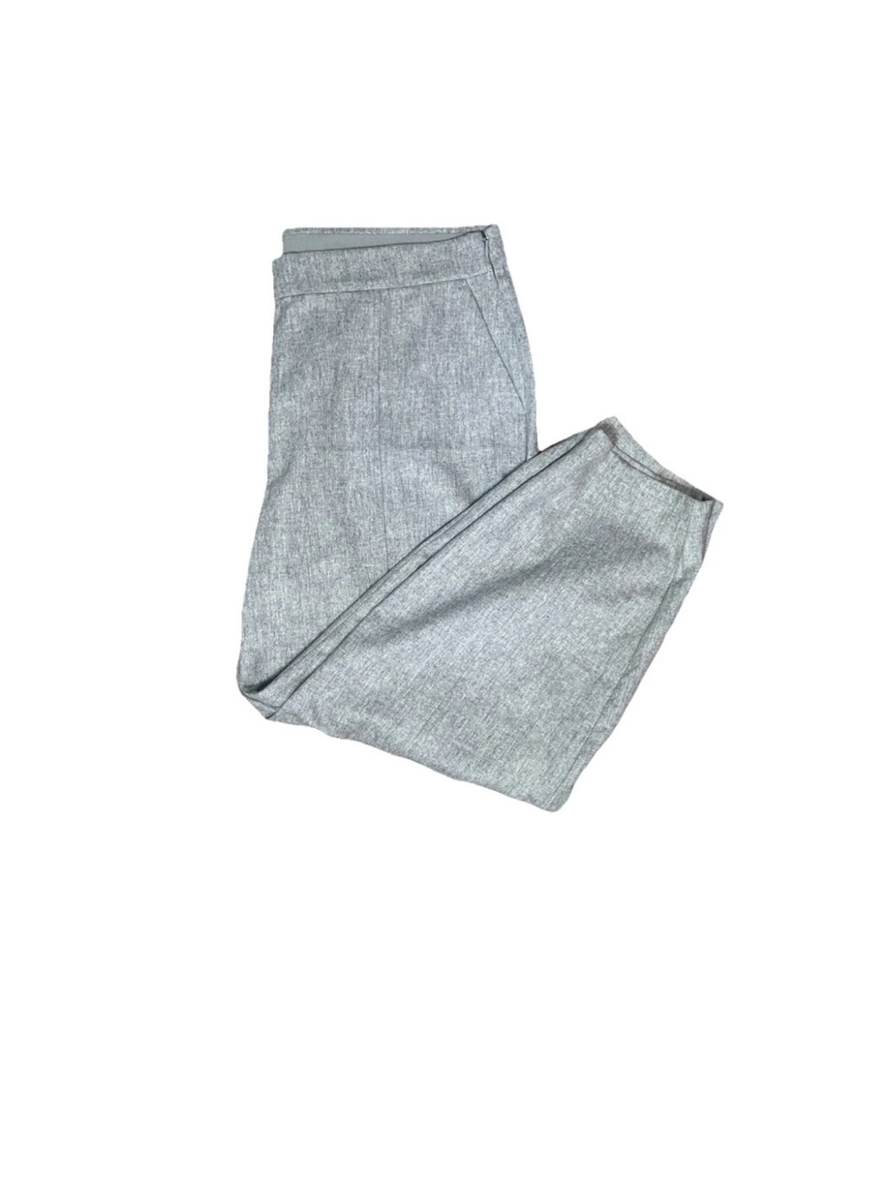 Eileen Fisher Moon Soft Wool Flannel Ankle Lantern Pant Grey Size XL NWT $248